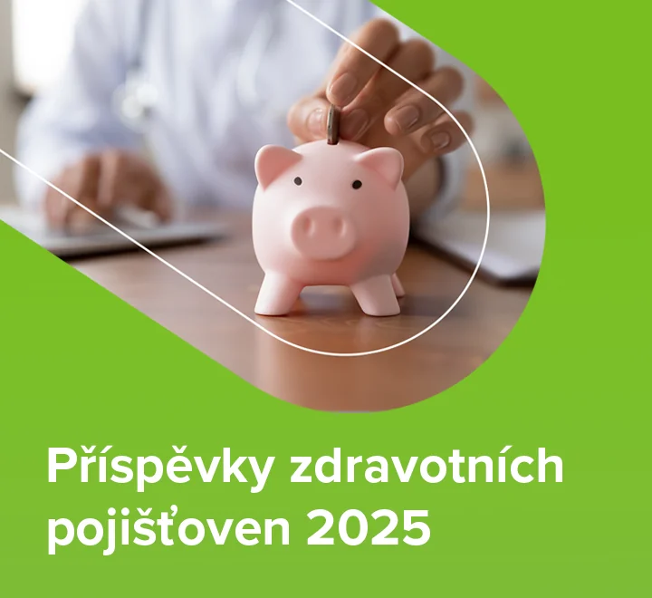 Příspěvky zdravotních pojišťoven 2025 Příspěvky zdravotních pojišťoven 2025