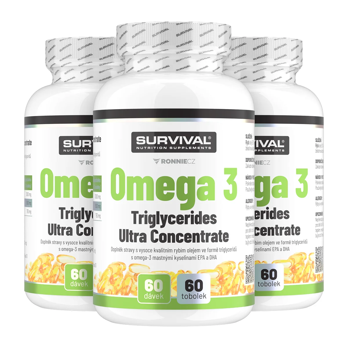 Survival Omega 3 Triglycerides Ultra Concentrate 2+1 ZDARMA 2+1 ZDARMA