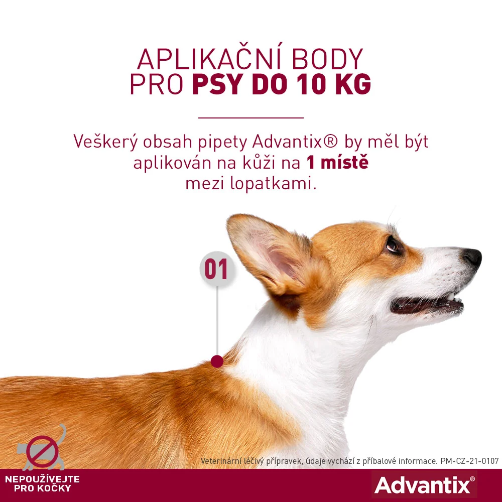 Advantix pro psy 4-10 kg spot-on 4x1 ml