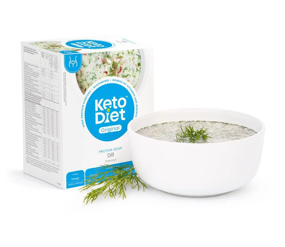 KetoDiet Proteinová polévka koprová 7 porcí
