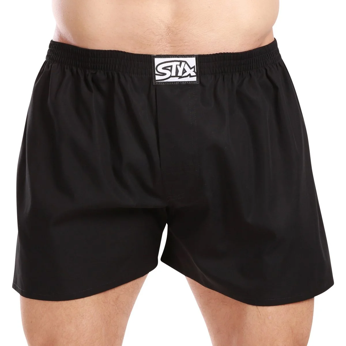Styx Pánské trenky klasická guma černé (A960) S
