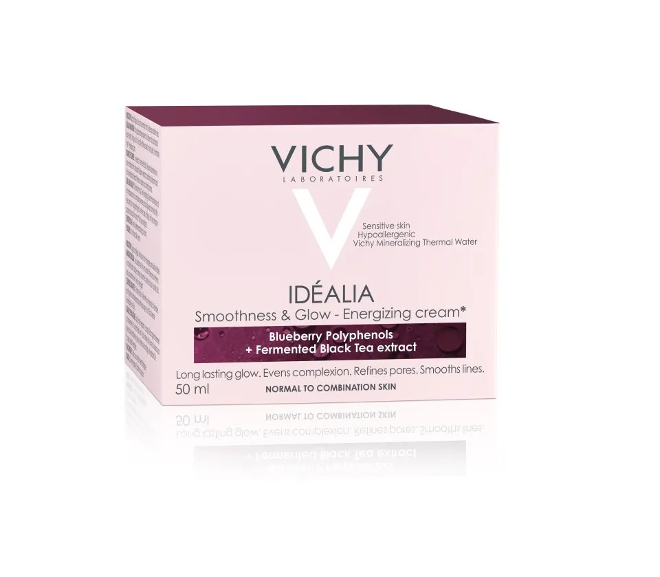 Vichy Idealia Vyhlazující a rozjasňující péče pro normální a smíšenou pleť 50 ml