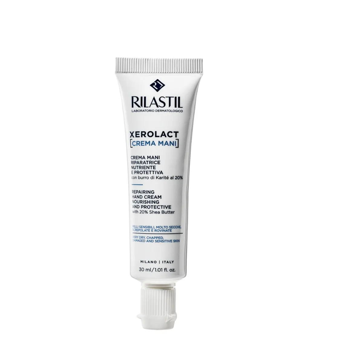 Rilastil Xerolact Regenerační krém na ruce 30 ml