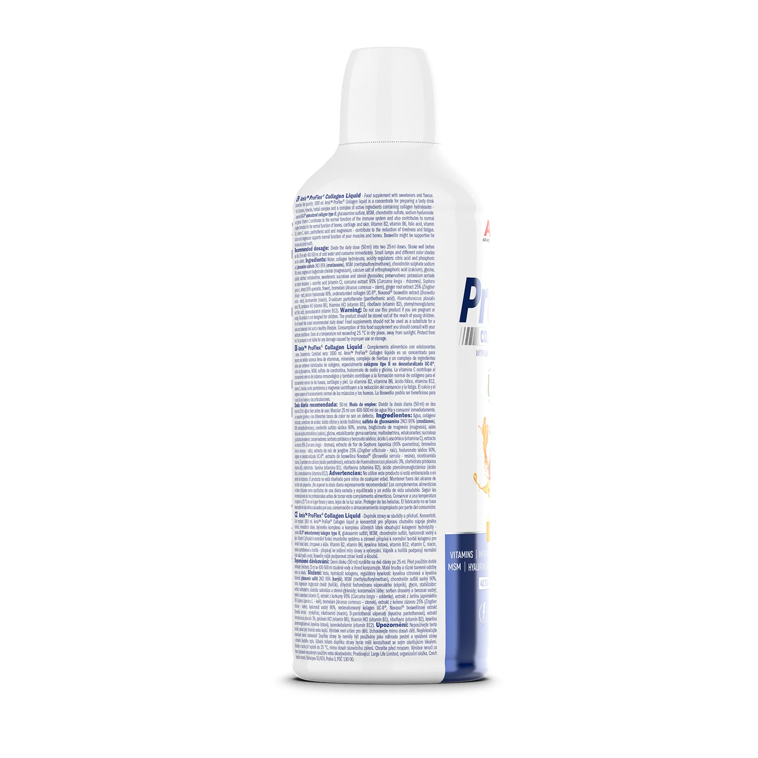Amix Nutrition ProFlex® Collagen + UC-II® Liquid 1000ml Pineberry 1000ml Pineberry
