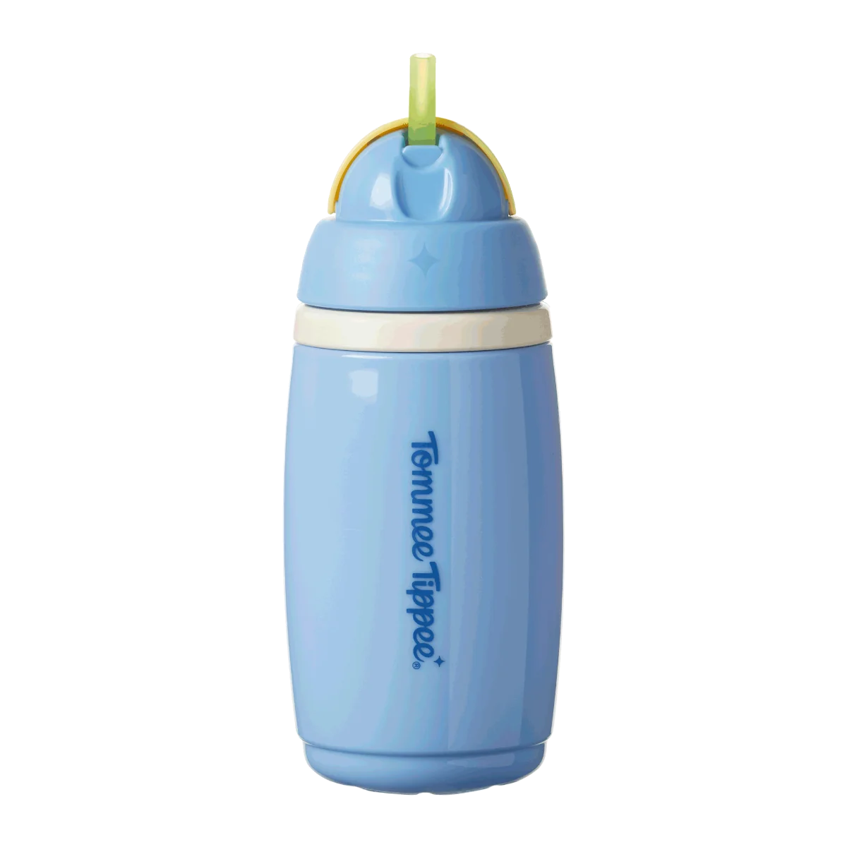 Tommee Tippee Hrneček s brčkem Active 12m+ 266 ml modrý