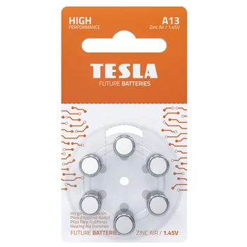 TESLA Baterie do naslouchadel A13 PR48 6 ks