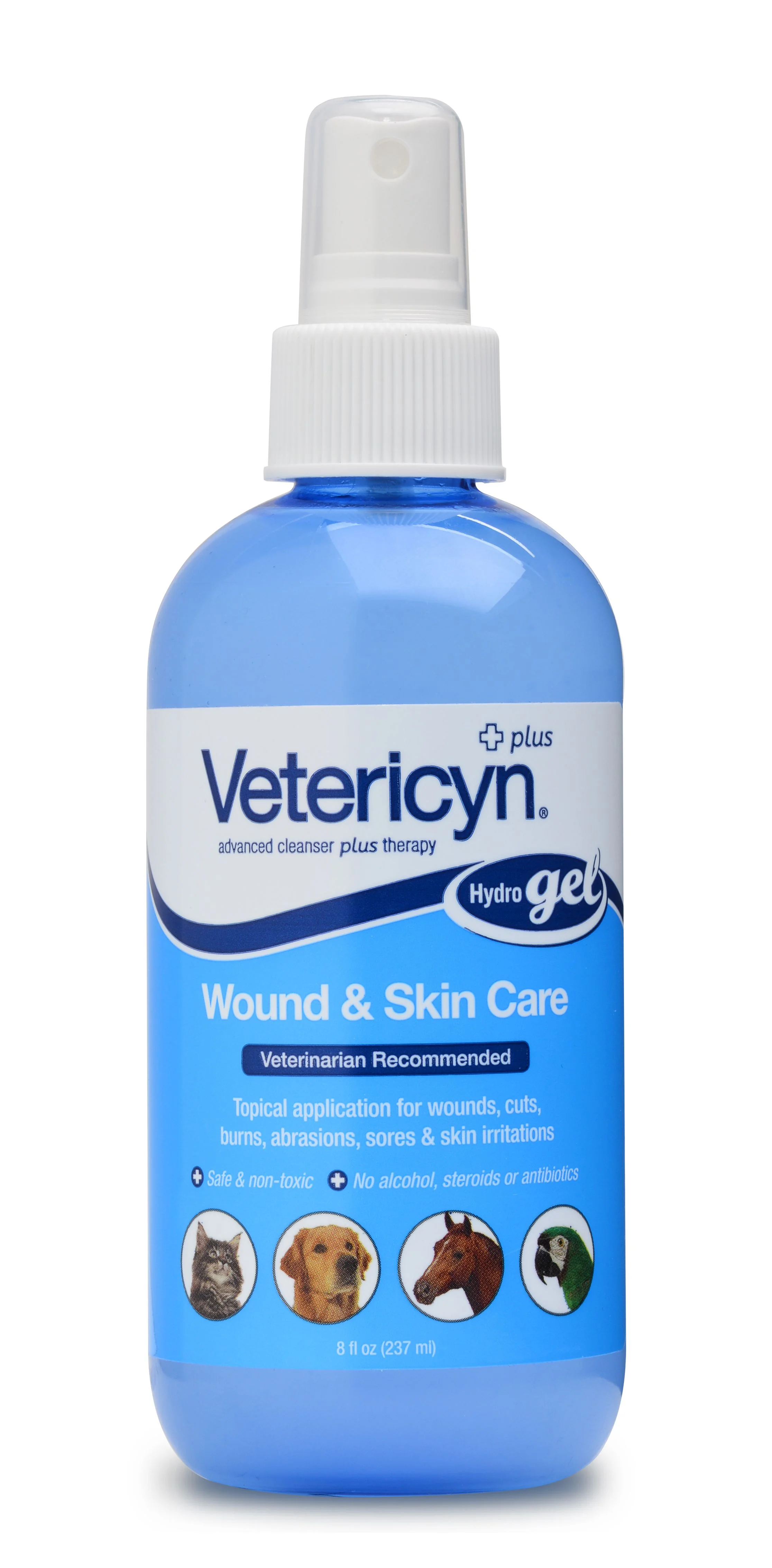 Vetericyn Plus Hydrogel ve spreji pro všechna zvířata 237ml