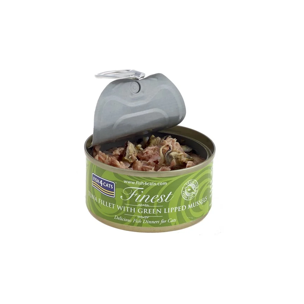 Fish4Cats Konzerva pro kočky Finest tuňák s mušlemi 70 g