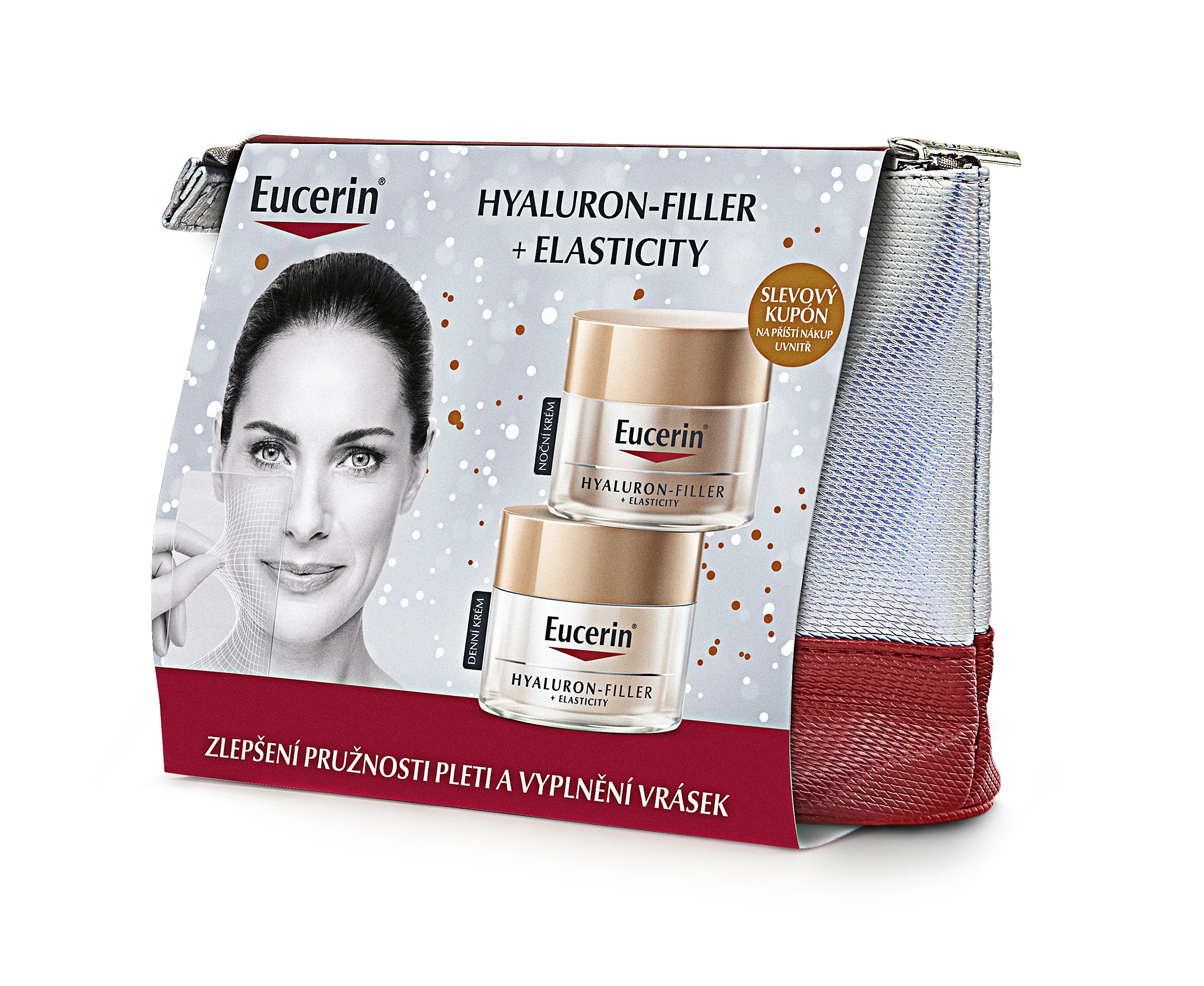 Eucerin Hyaluron-Filler + Elasticity vánoční kazeta 2019