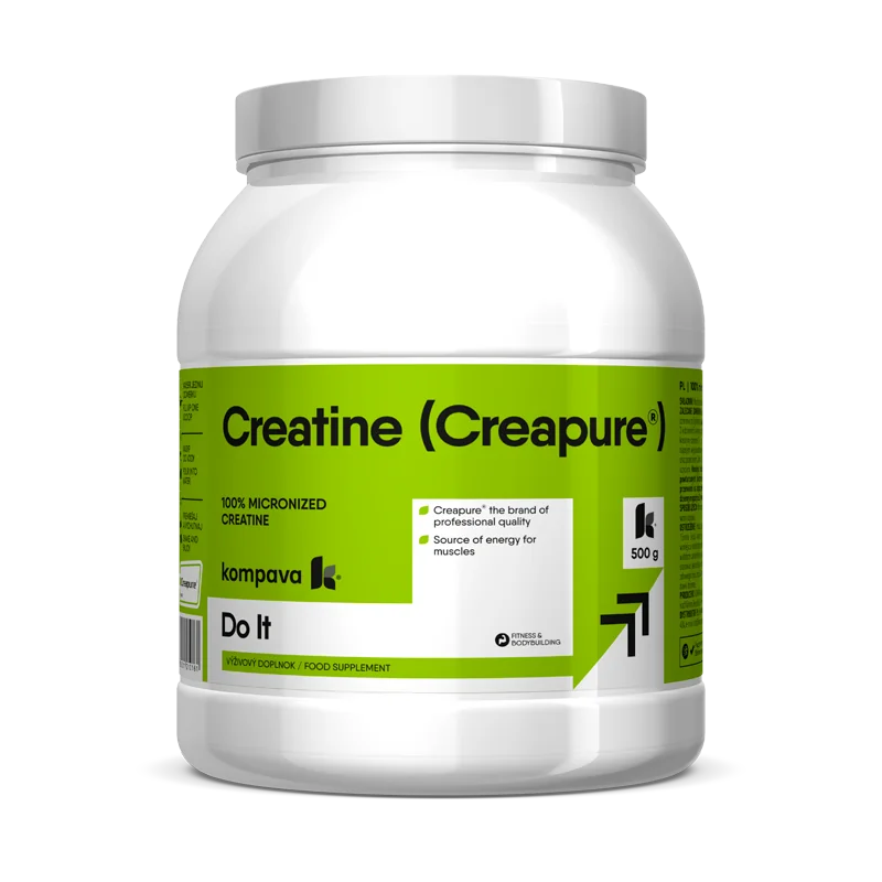 KOMPAVA Kreatin prášek Creatine Creapure 500g bez příchuti 
