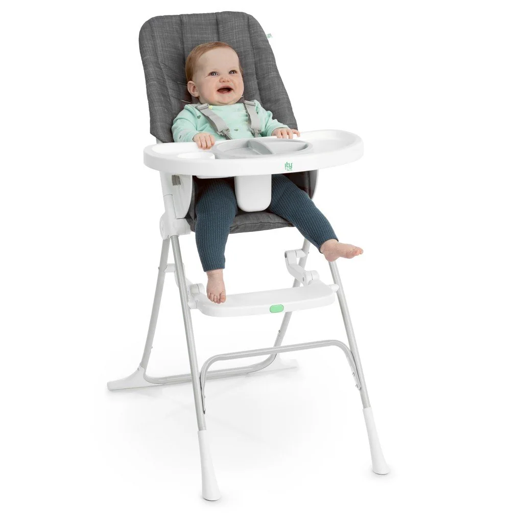 Ingenuity Židle jídelní skládací Sun Valley™ Grey 6m+ do 15 kg