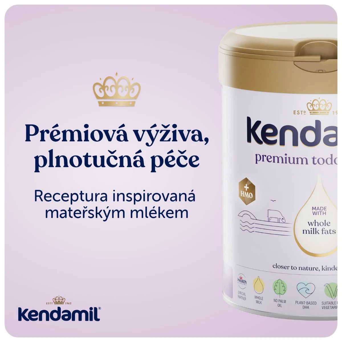 Kendamil 4 Premium Batolecí mléko HMO+ 800 g