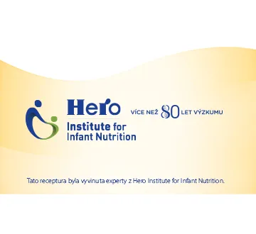 Sunar. Více než 80 let výzkumu. Tato receptura byla vyvinuta experty z Hero Institut for Infant Nutrition.