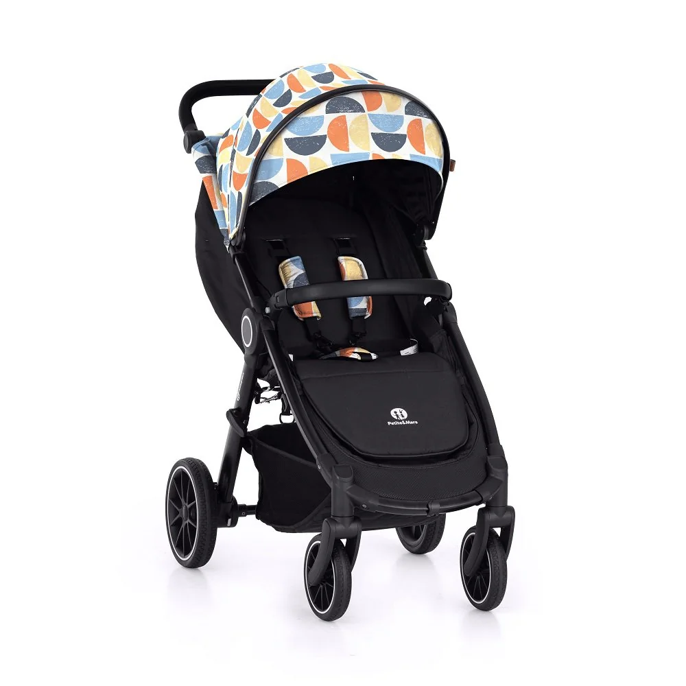 Petite&Mars Kočárek Street+ RWS Black Limited 100 Retro