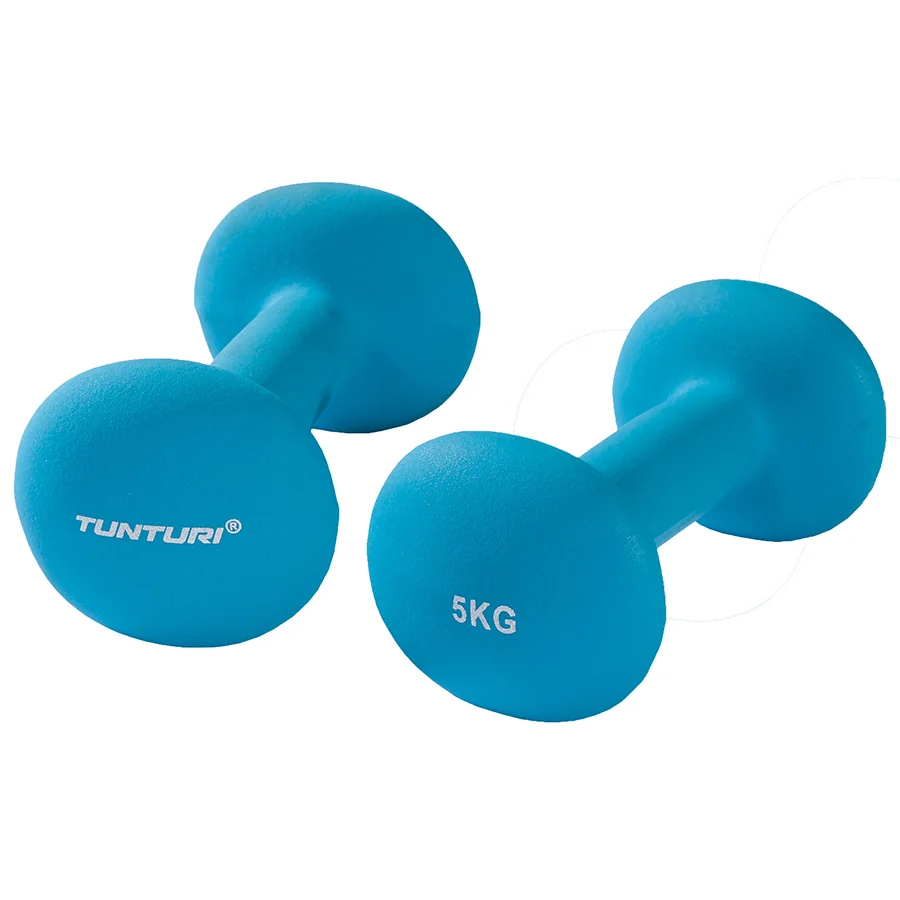 Tunturi Činky neoprén varianta 2 x 5,0 kg