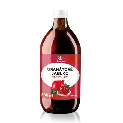 Allnature Granátové jablko 100% šťáva 500 ml