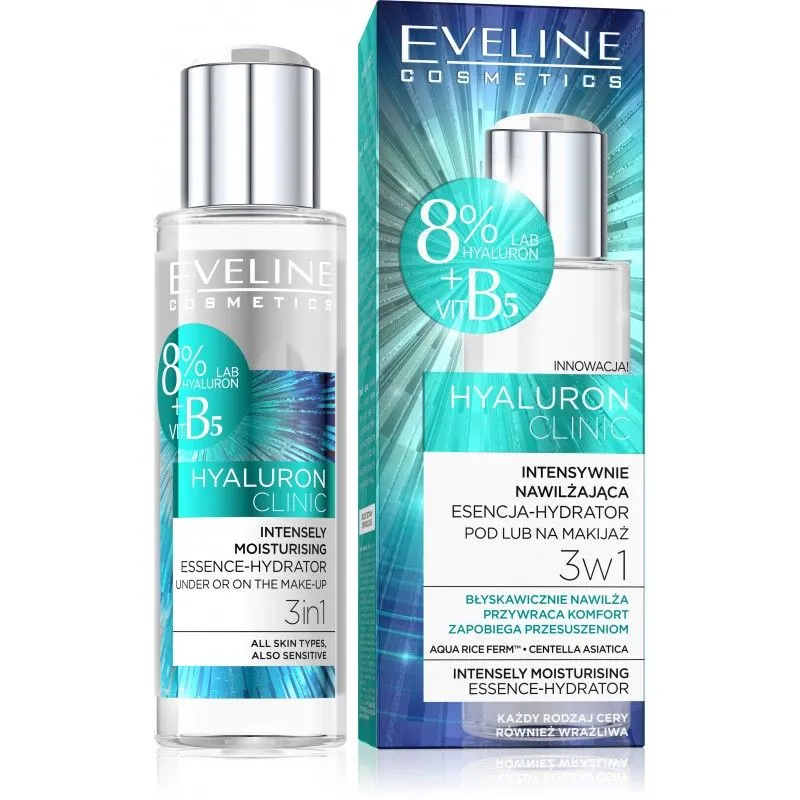 Eveline Hyaluron Clinic hydratační esence 3v1 110 ml