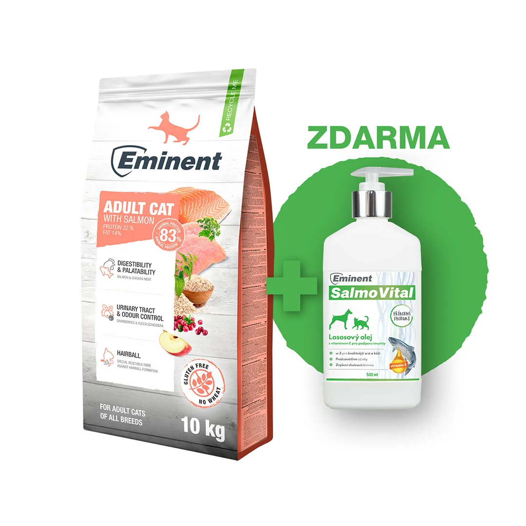 Eminent Cat Adult with Salmon High Premium 10 kg