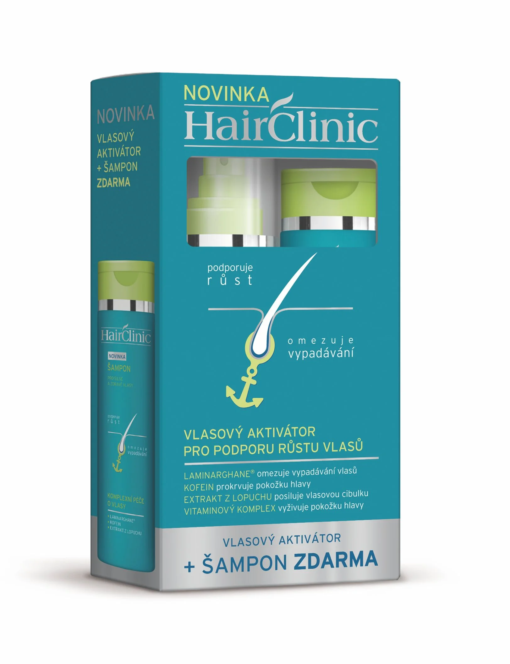 HairClinic vlasový aktivátor 175ml+šampón 175ml zdarma