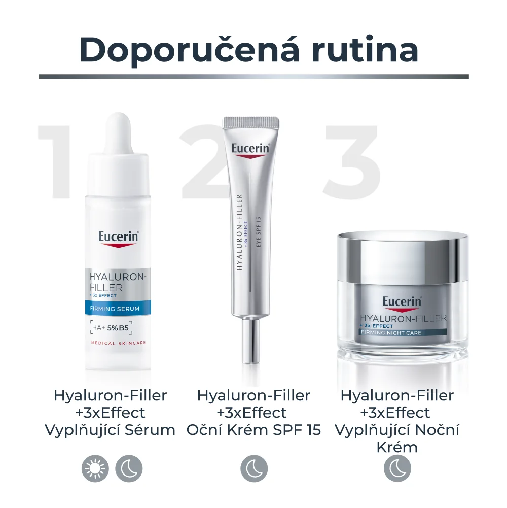 Eucerin Hyaluron-Filler + 3x Effect noční krém náhradní náplň 50 ml