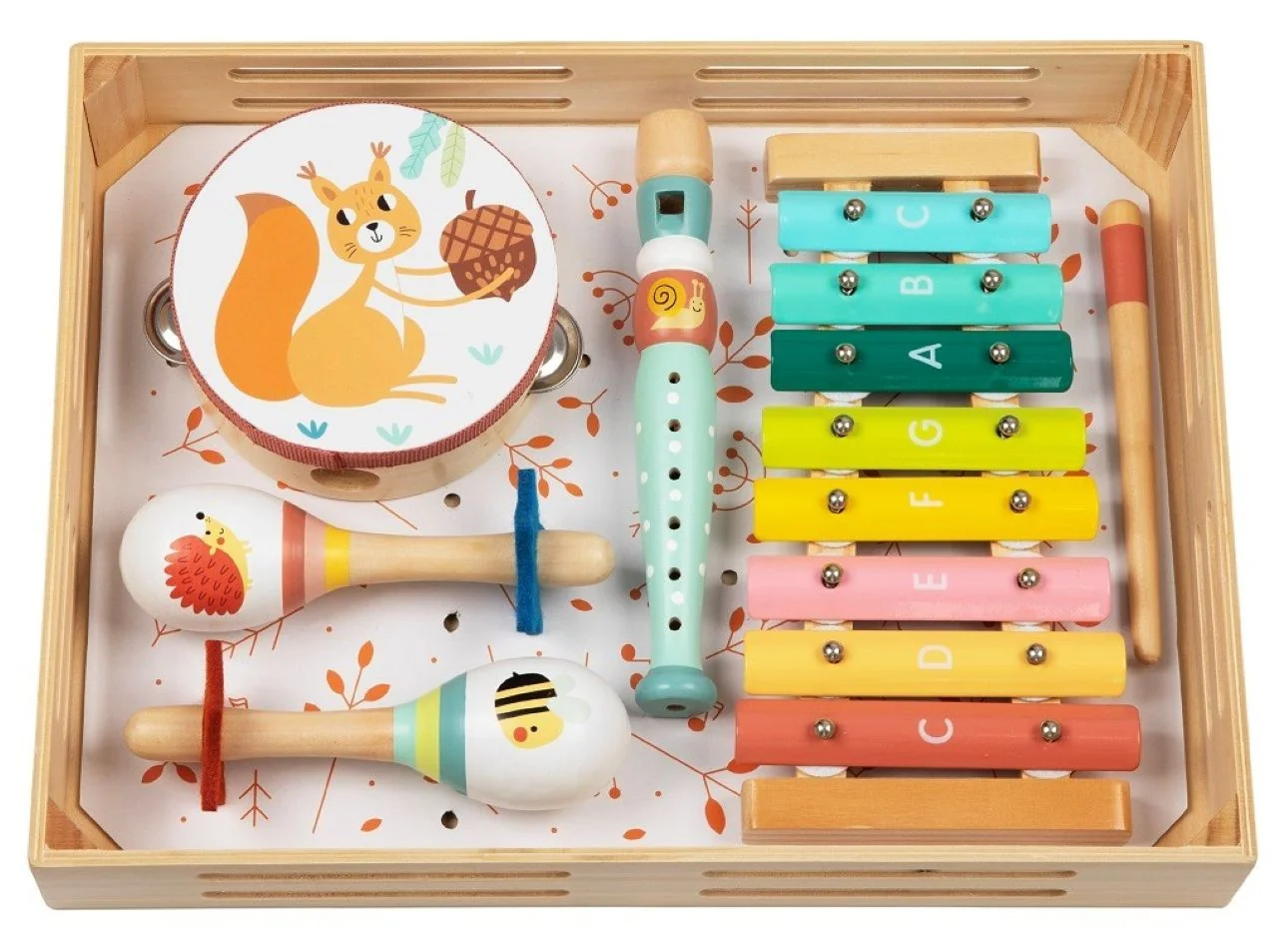 2Kids Toys Velká sada hudebních nástrojů pro děti -  Lesní zvířátka