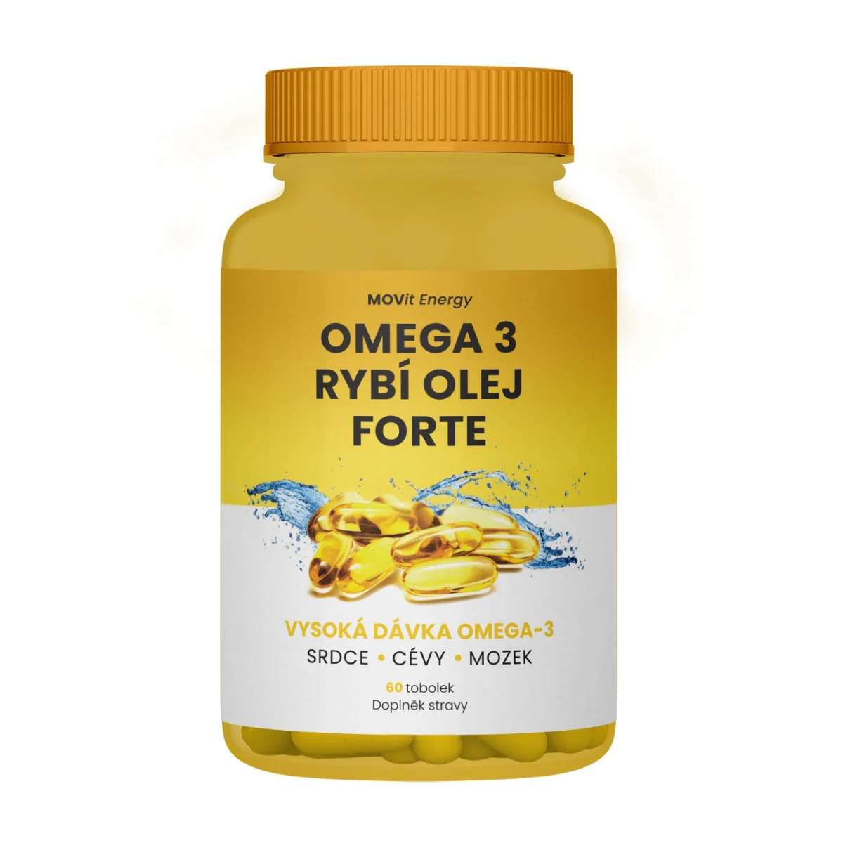 MOVit Energy Omega 3 Rybí olej FORTE 60 tobolek