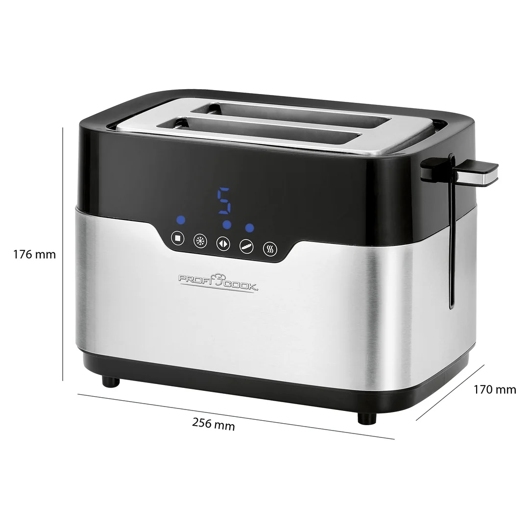 ProfiCook TA 1170 Topinkovač DIGITAL nerez