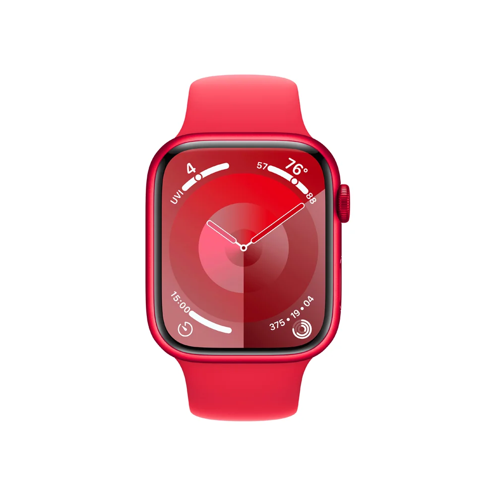 Apple Watch S9 Cellular 45 mm sport band S/M smart hodinky Red