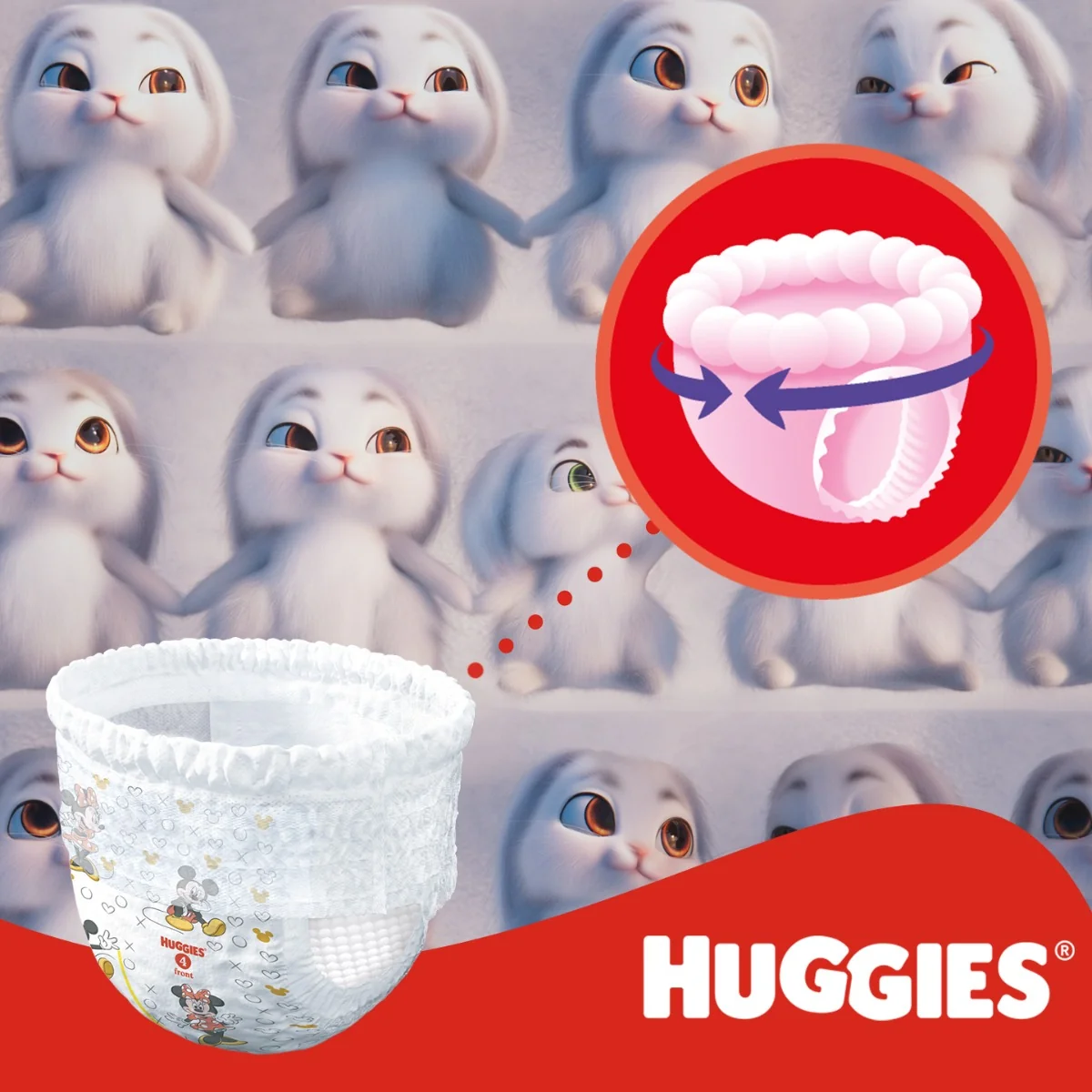 Huggies Little Movers Pants 6 15–25 kg jednorázové plenkové kalhotky 96 ks box