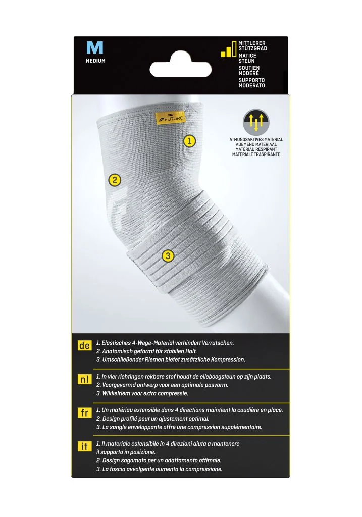 3M FUTURO™ Loketní bandáž s epikondylární páskou vel. M 1 ks