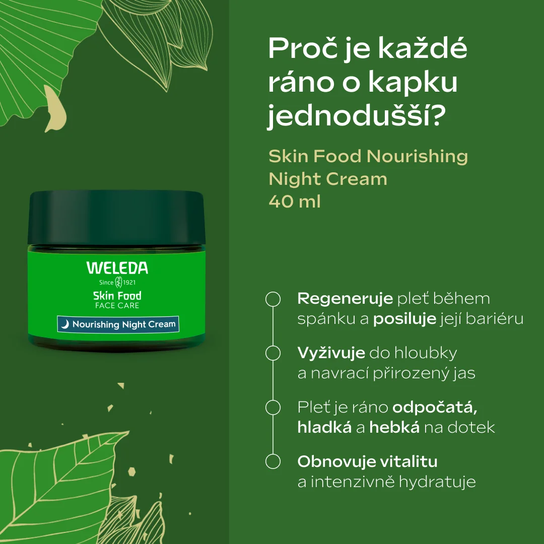 Weleda Skin Food Nourishing Face Care dárkový set 3 ks