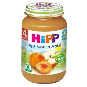 HiPP OVOCE BIO Jablka s meruňkami 190g