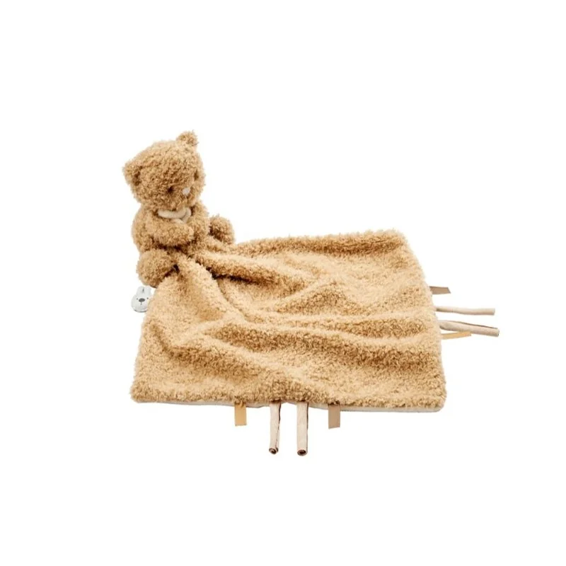 Nattou Mazlíček plyšový Teddy medvídek 27 x 27 cm, 0m+