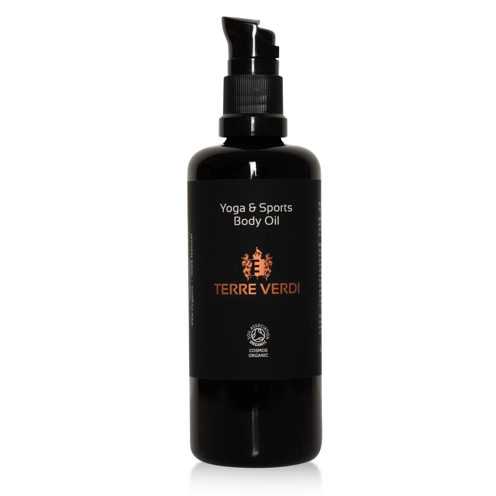 Terre Verdi Bio prohřívající tělový a masážní olej Yoga&Sports, 100 ml