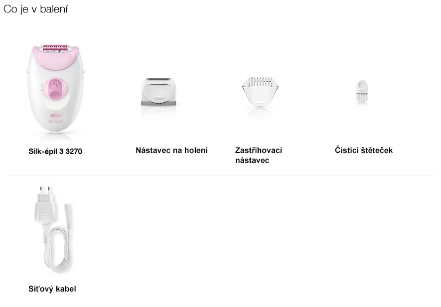 Braun Silk-épil 3-270 epilátor pink