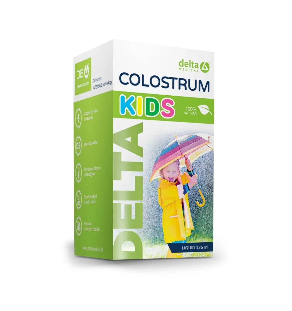 DELTA Colostrum Kids 100% Natural 125 ml