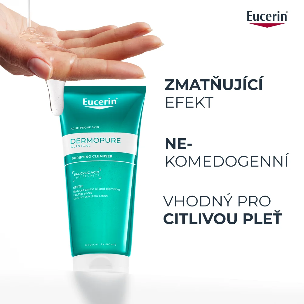 Eucerin DermoPure Clinical Čisticí gel 200 ml