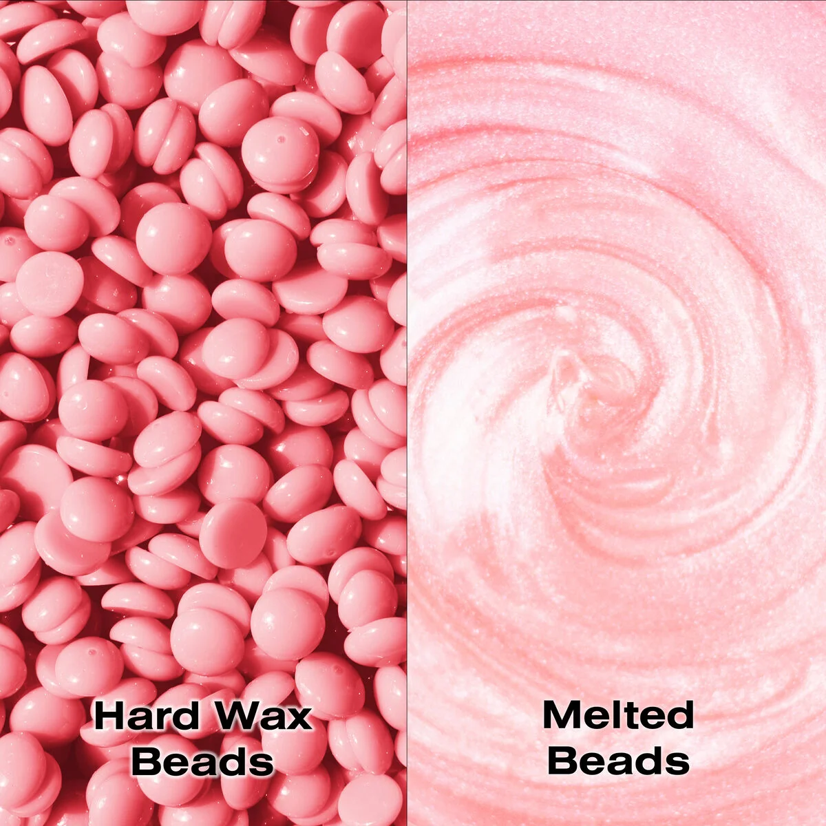 Rio Stripless hard wax beads 5x100g, ROSE Voskové pecičky