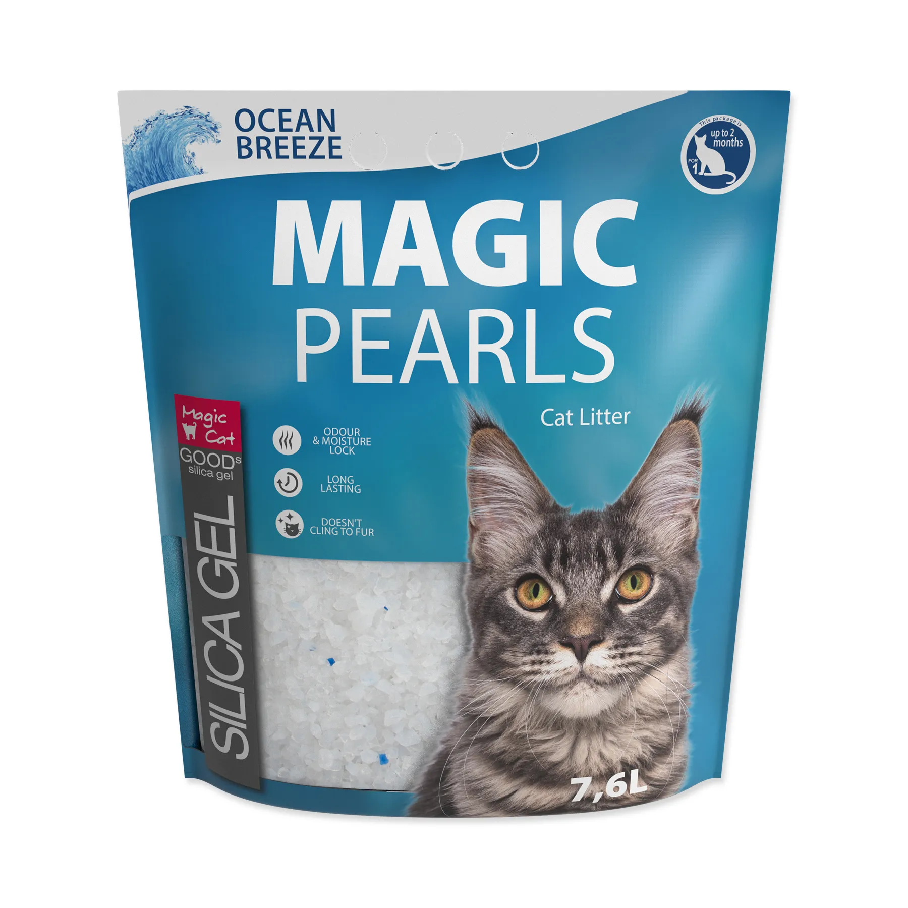 Magic Litter Pearls Ocean Breeze kočkolit 7,6 l