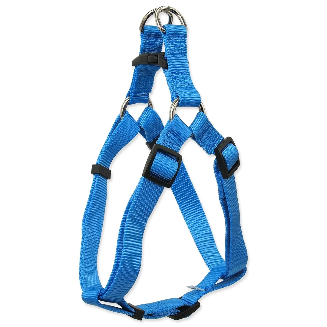 Dog Fantasy Postroj Classic M modrý 2x53-77cm