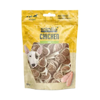 animALL Kuřecí a tresčí sushi pamlsky pro psy 250 g
