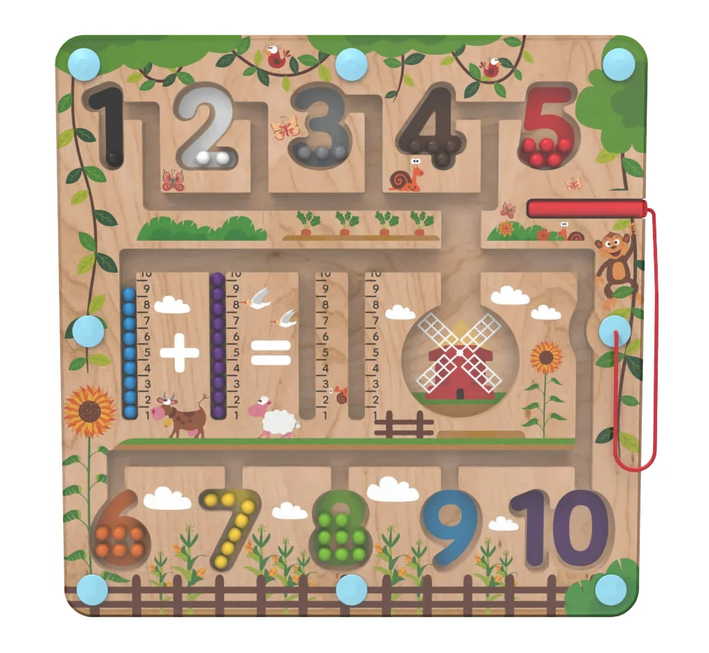 2Kids Toys Magnetická hrací deska Matematika