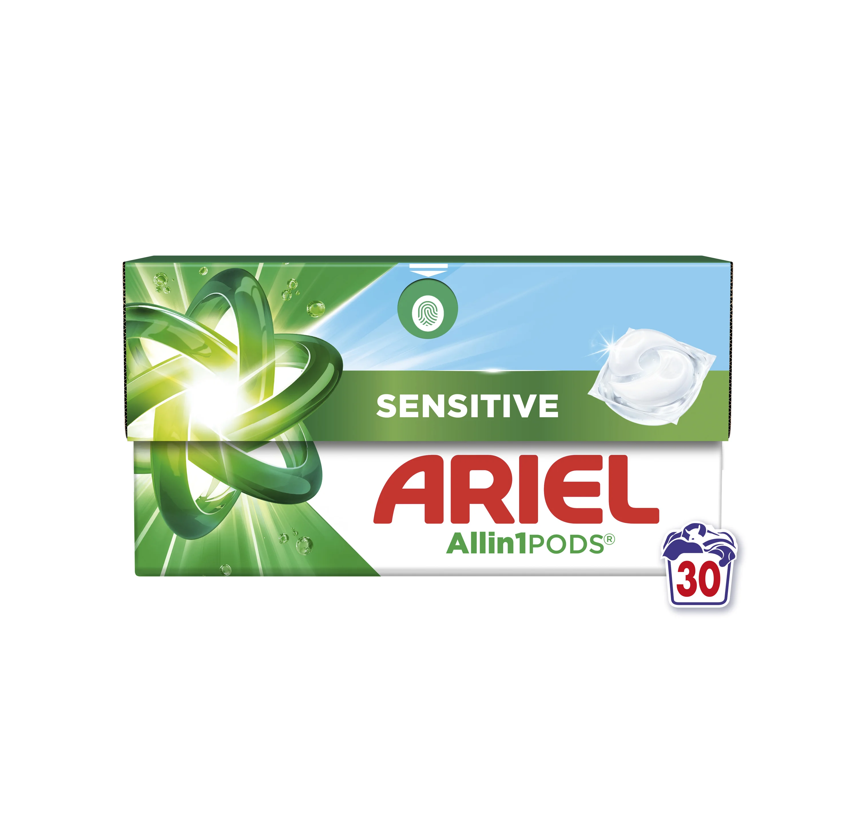Ariel Sensitive Allin1 kapsle na praní 30 ks