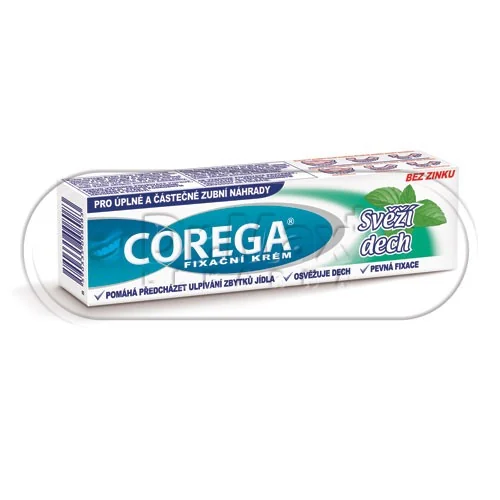 Corega fixační krém Svěží dech 40g