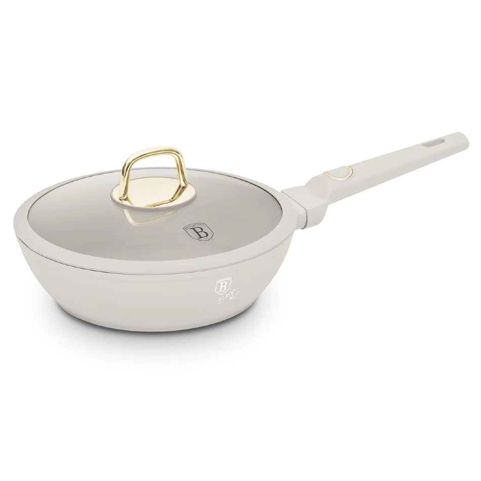Berlingerhaus Pánev hluboká s titanovým povrchem a poklicí 24 cm Sahara Collection