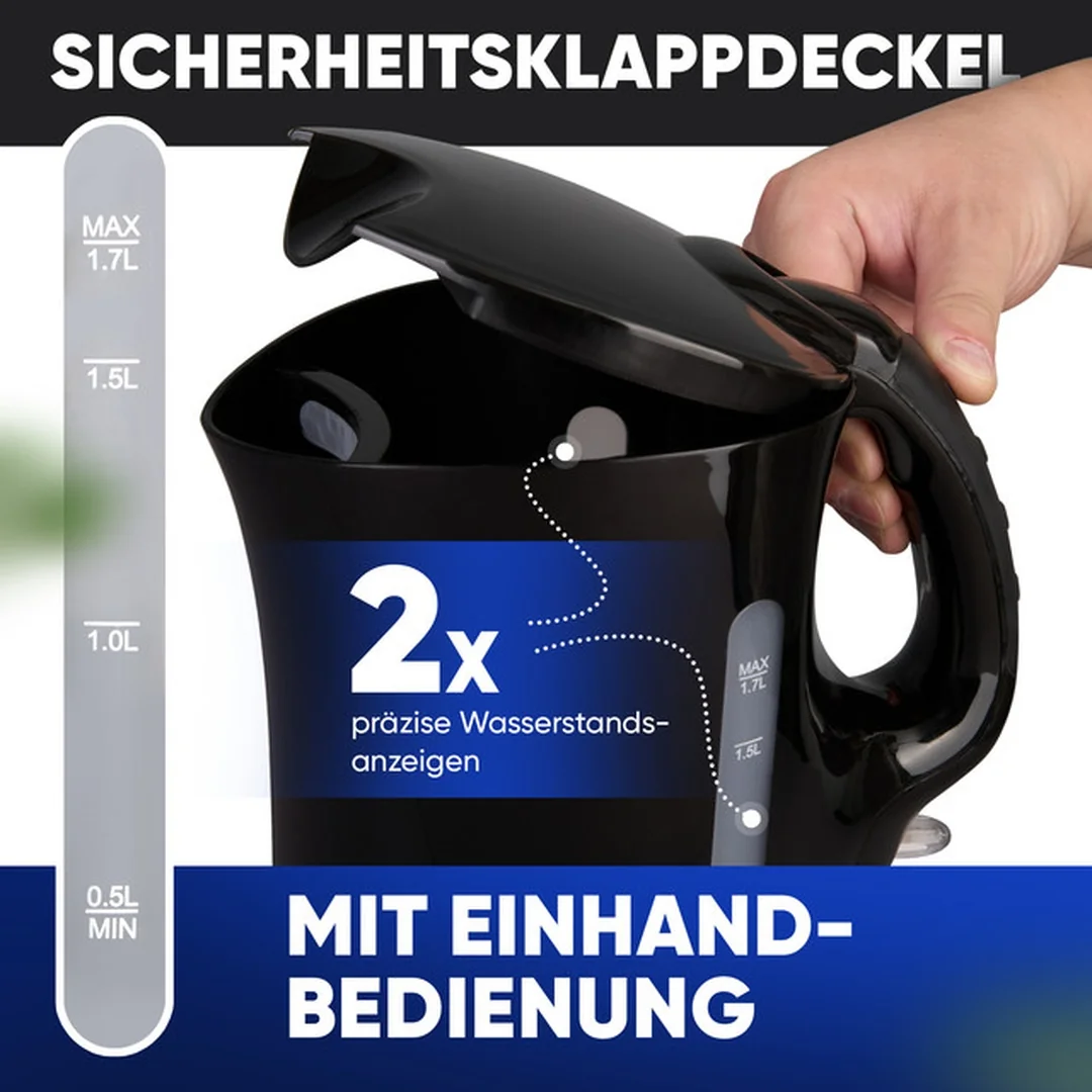 CLATRONIC WK 3819 BK rychlovarná konvice černá 1,7l