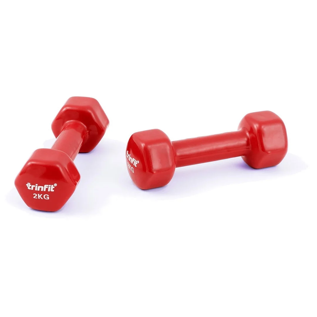 TRINFIT Činky na aerobic VINYL 0,5 - 5 kg varianta 2 kg