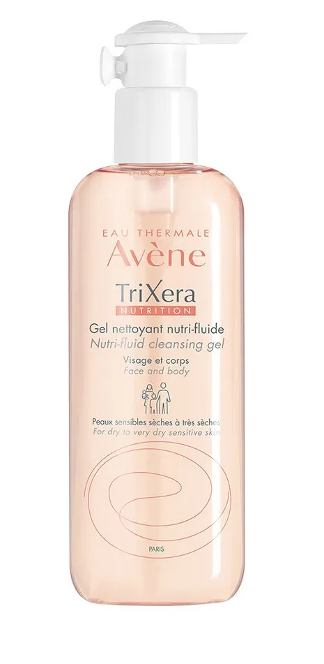 Avène Trixera Nutri-fluid sprchový gel 500 ml