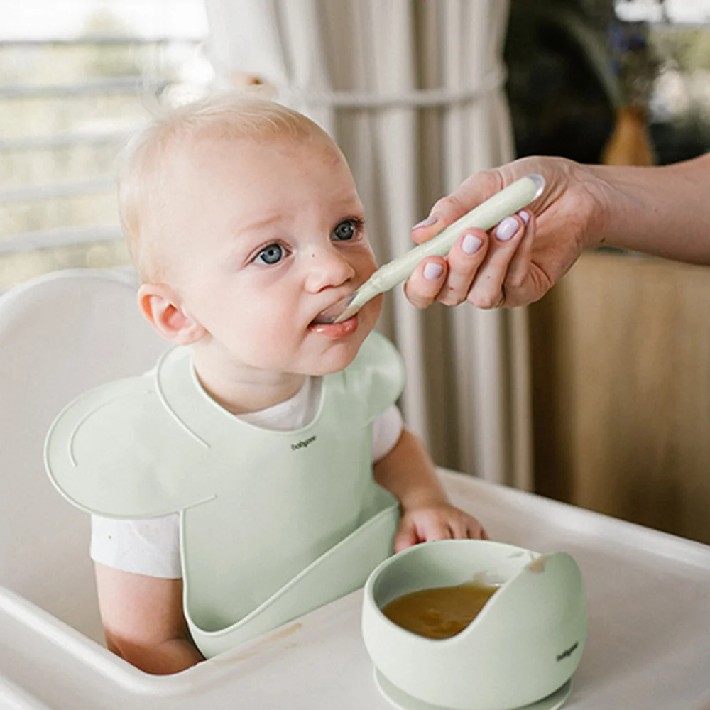 Babyono Silikonová miska s přísavkou - mátová