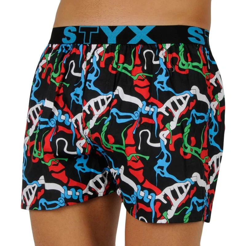Styx Pánské trenky art sportovní guma jungle (B1157) M